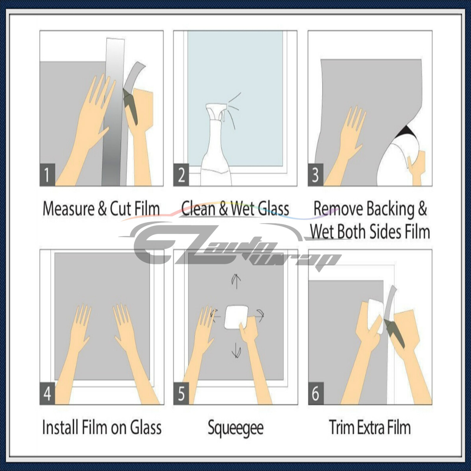 Window Tint One Way Mirror (Chrome Style ONLY) UV Heat Reflective Home Office