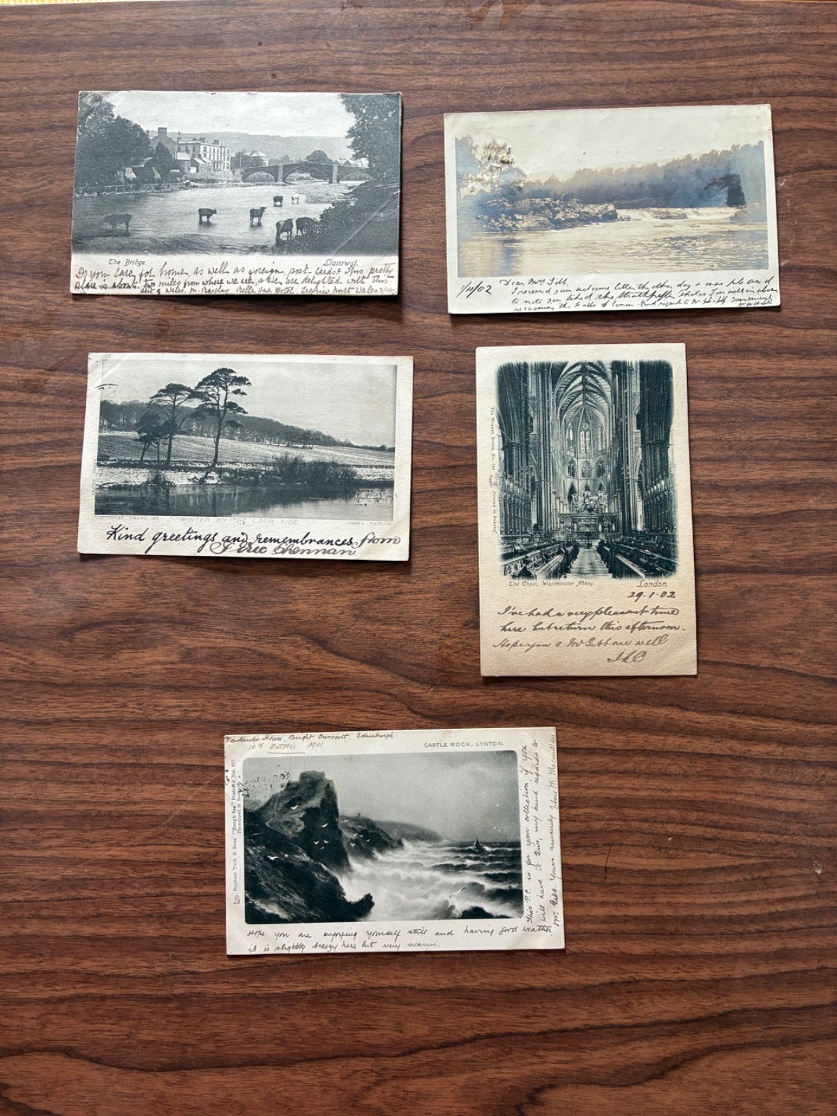 27 Postcards Mrs. (Maggie) Robert Gibbs Scottish Painter Scotland England 1903