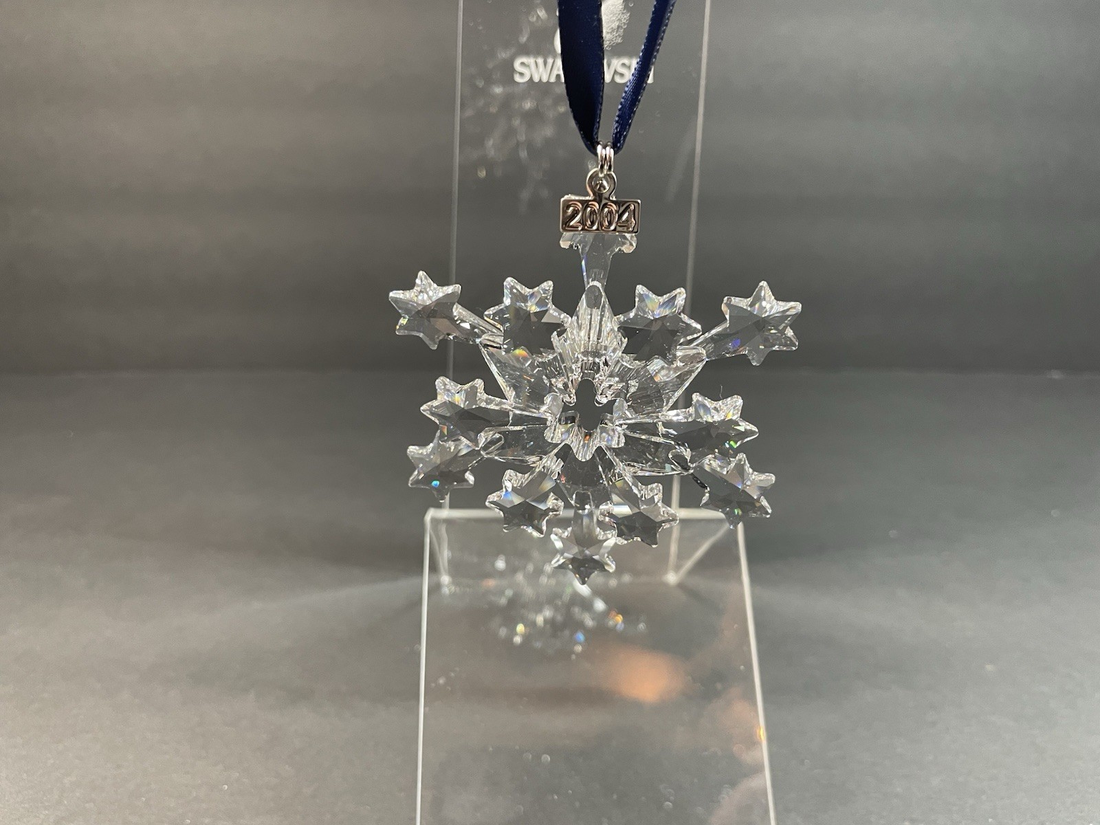 Swarovski Crystal 2004 Large Annual Edition Christmas Holiday Ornament 631562
