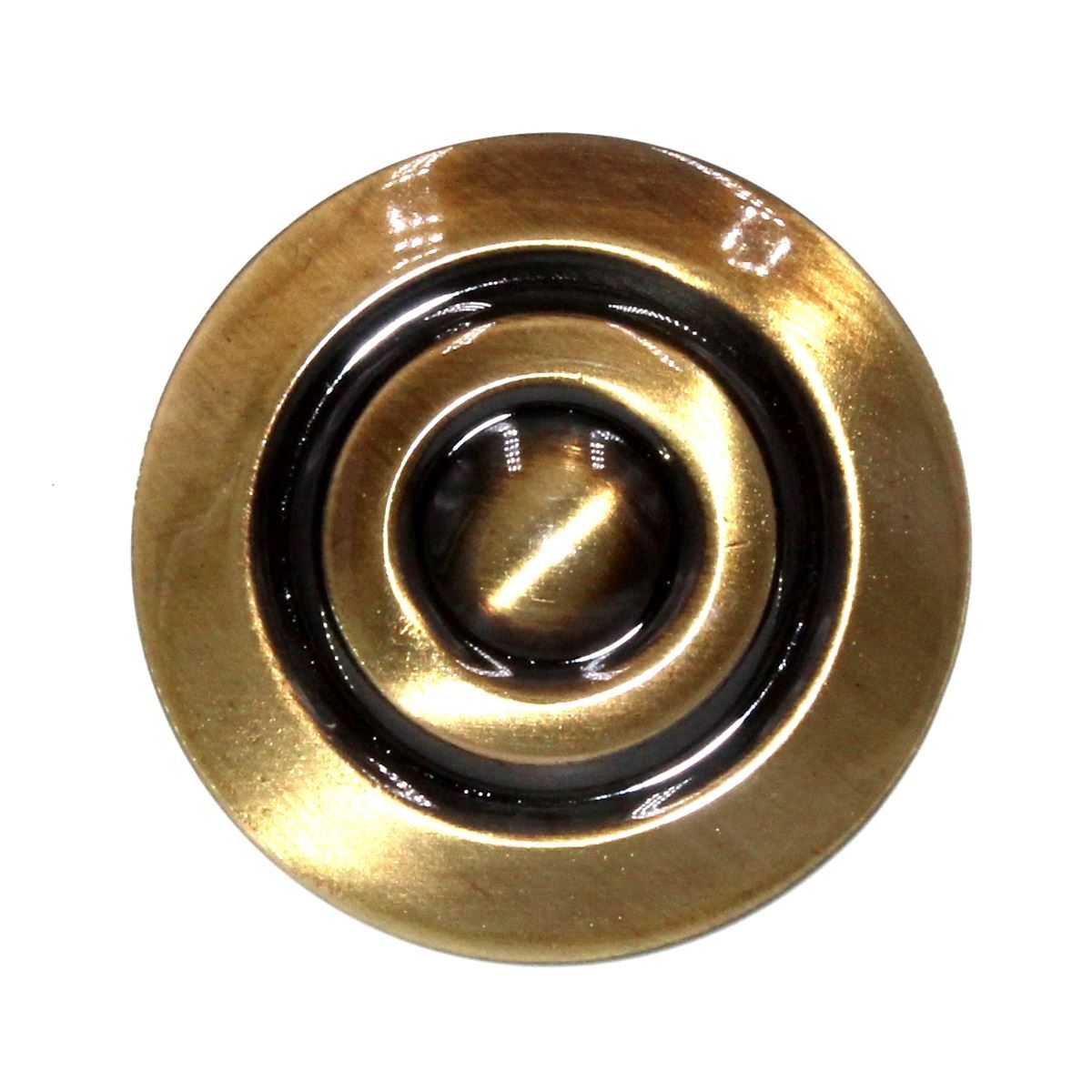 Amerock BP594-AE Antique English 1 1/2" Ringed Colonnade Cabinet Knob Pull