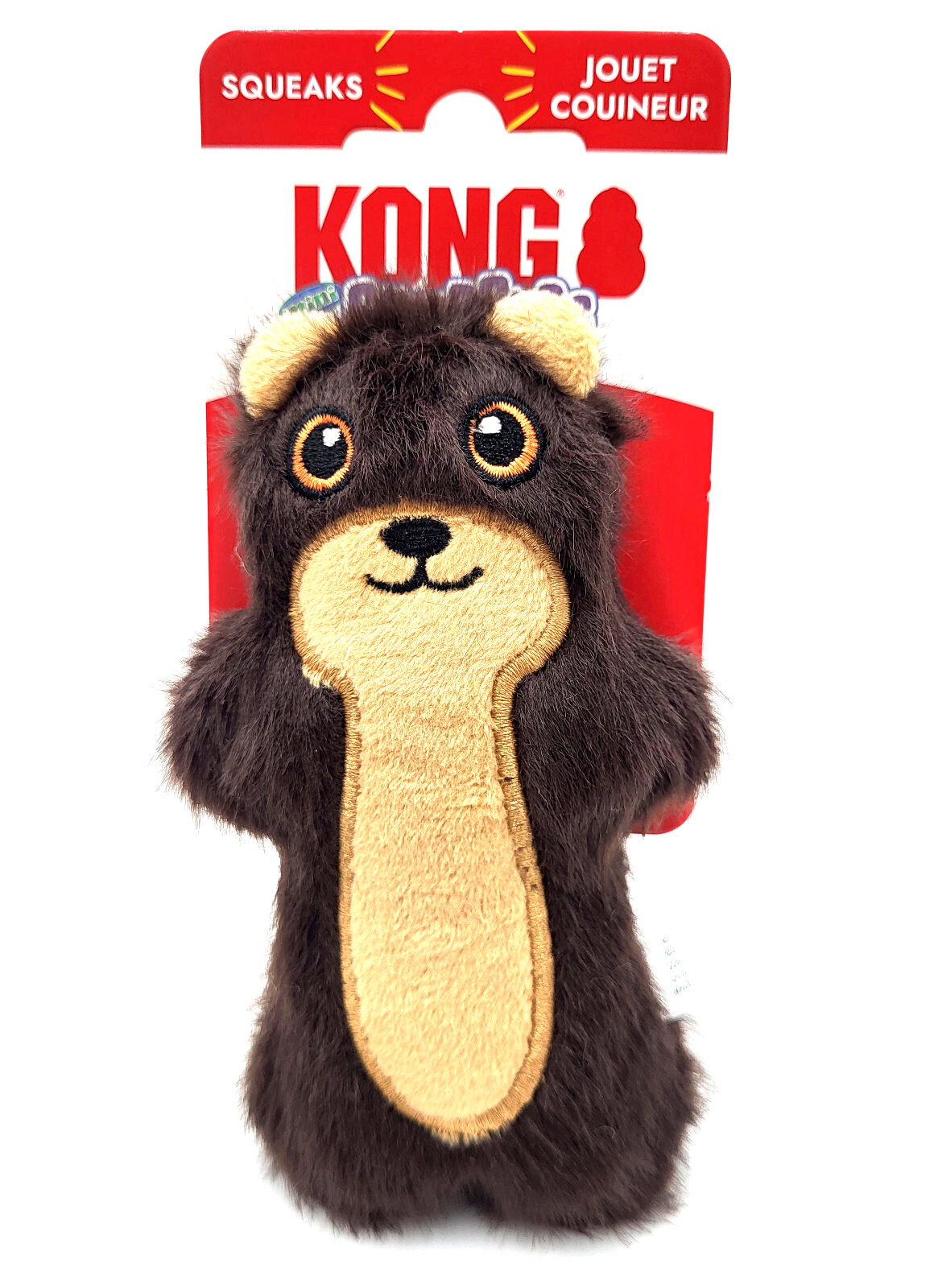 KONG Snuzzles Mini Otter XS Squeaky Comfort Toss & Play Dog Toy 4.75"