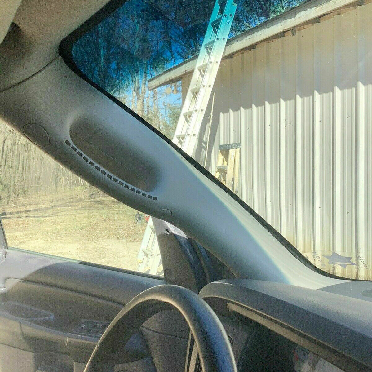 Left Driver Grab Handle A Pillar Windshield Post Trim For 2002-2010 Dodge Ram