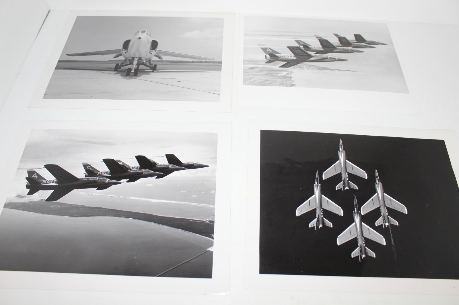 Group of 16 Original Vintage U S Navy Blue Angels Photos - Grumman Tiger