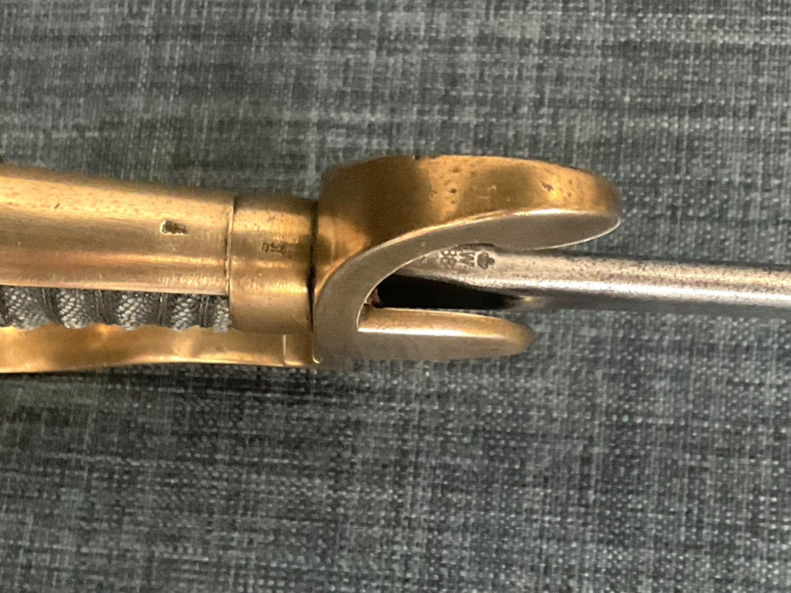 Imperial German Officer's Sword dated 1888 with Officer's initials on the hilt