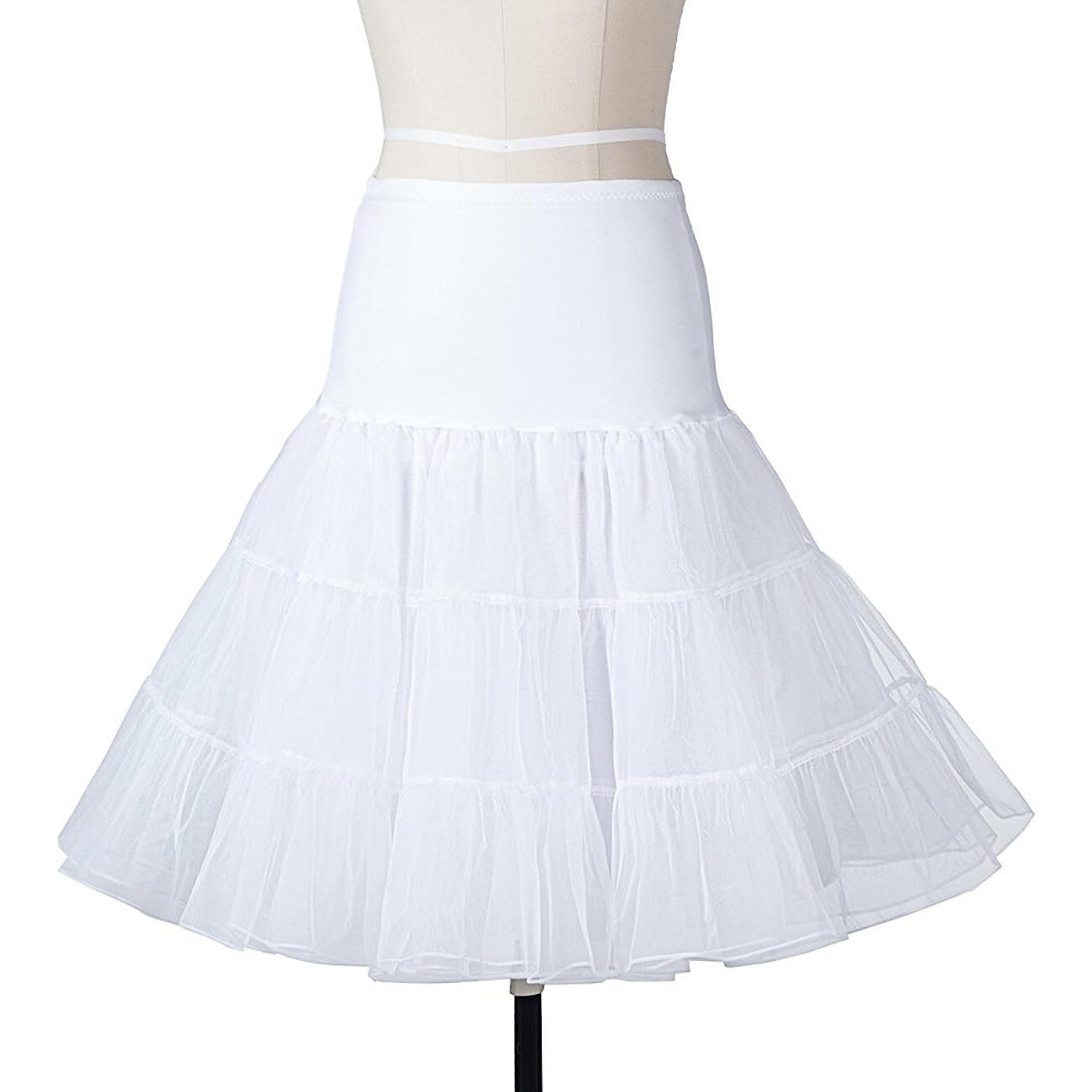 Underskirt Women A-line Crinoline Half Slips 26" Swing Vintage Petticoat Skirt