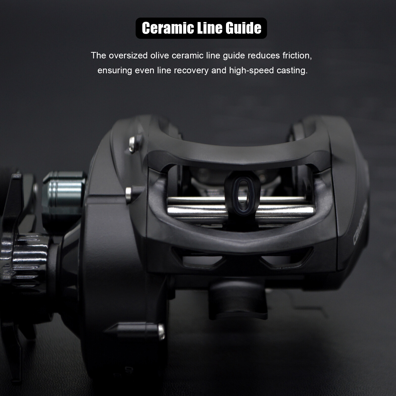 CAMEKOON Bucara 300 Baitcasting Reel 6.3:1 for Fresh & Saltwater Casting Fishing