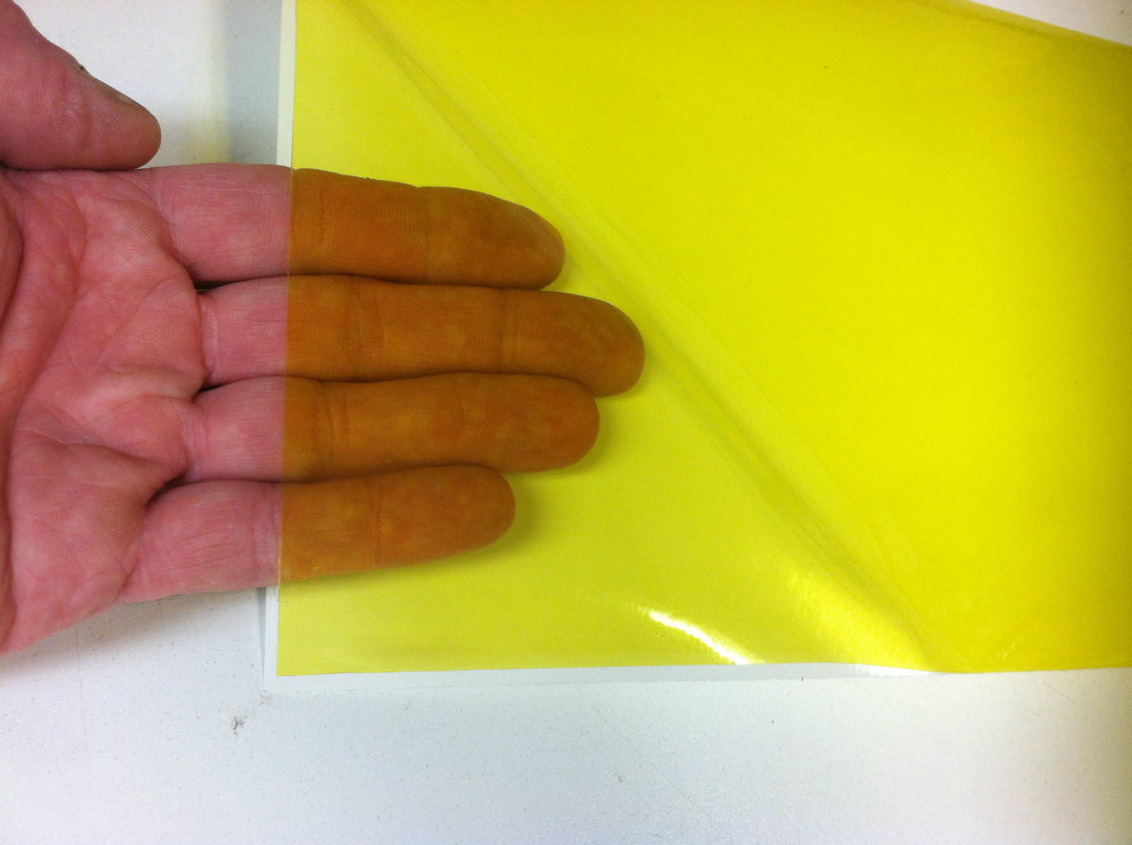 TRANSPARENT Plastic Tape, pick your color and size. Like Sticky Cellophane