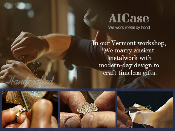 18k Gold Plated Clover Lucky Bracelet 3-Pcs Women Flower Five Leaf