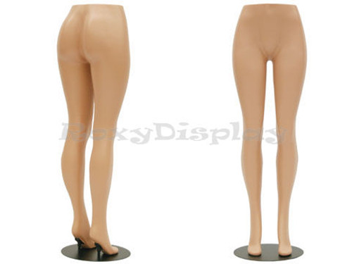 Plastic Unbreakable Female Mannequin Legs Brazilian hips Roxy Display #PS-LG101