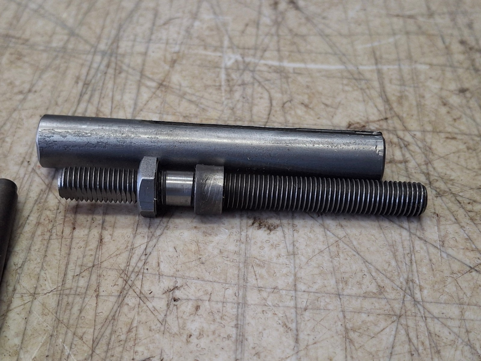 Vintage 6" Lathe Atlas 618 Craftsman 109 Tailstock Ram Screw Dead Centers