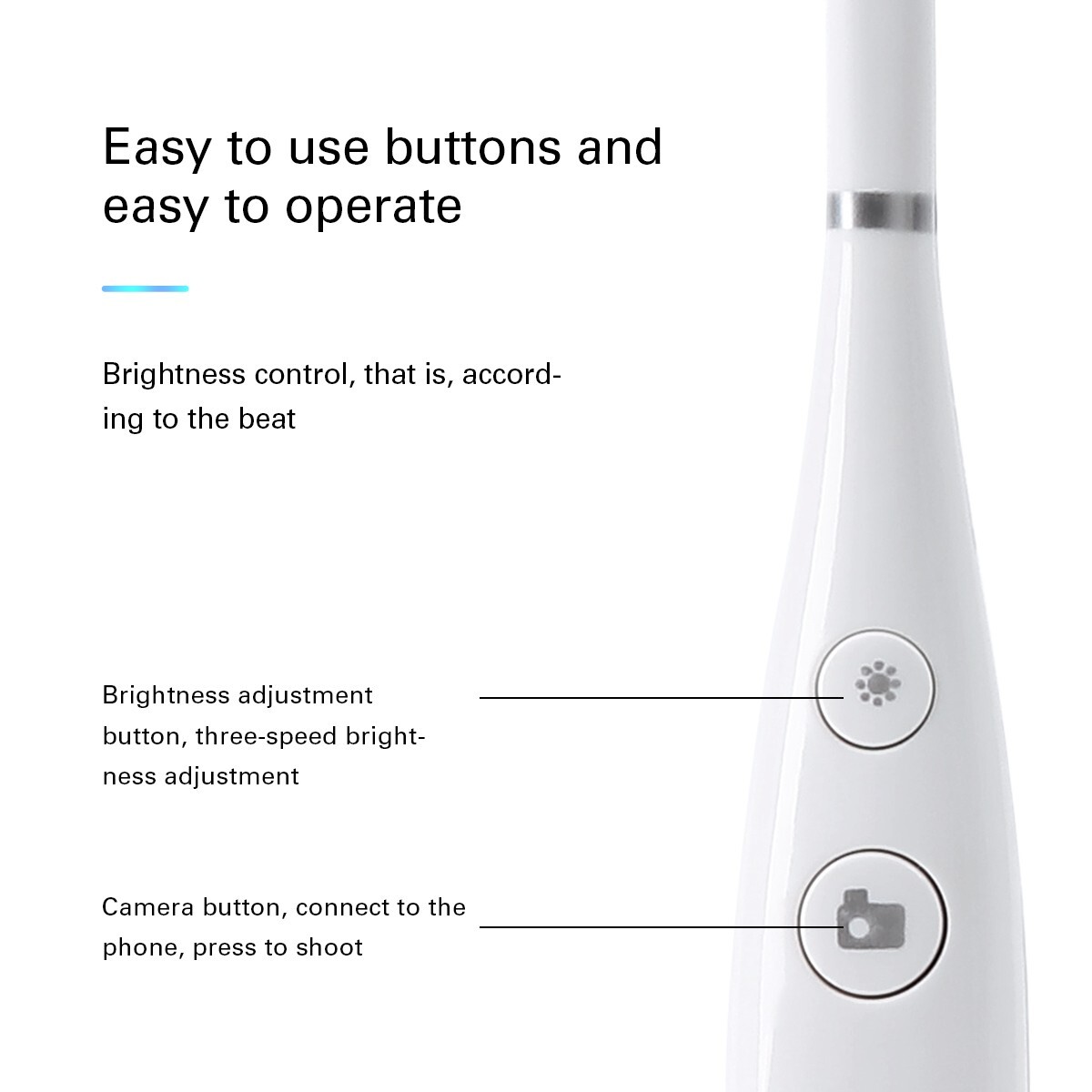 AZDENT Dental USB Imaging Intraoral Camera Real-time Video 8LED Light Endoscope