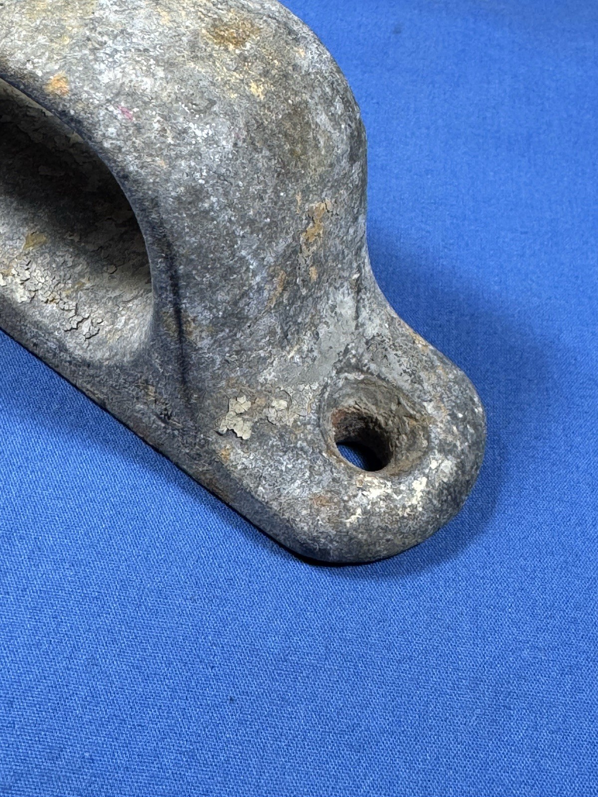 Vintage Boat Cleat 6.5" x 1.5" ~ Galvanized, Maritime, Use or RePurpose!