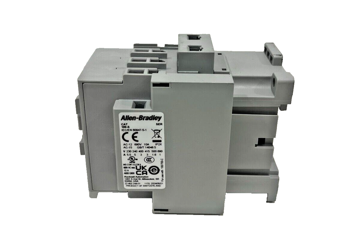 Allen-Bradley 100-C30D10 IEC Contactor 30 Amp 120V 100C 3 poles NewInBox US STOC
