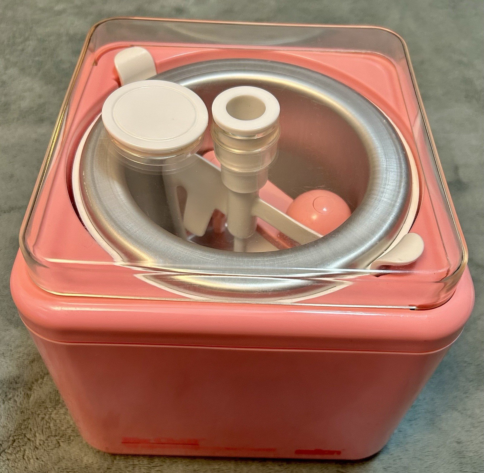 1987 Vintage Big Chill Salton ICM-1 Ice Cream Maker Hand Crank Churned Homemade