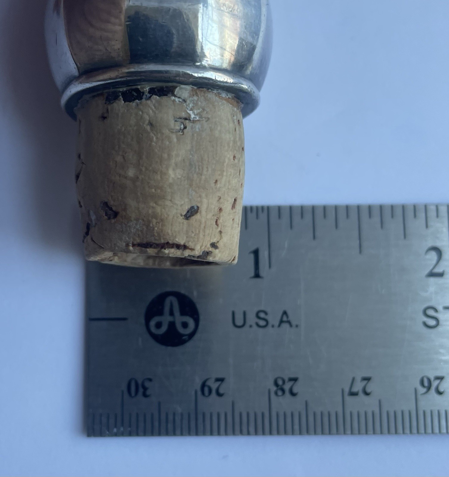 ATQ VTG German Alpacca Hoka Deco Silver Plated Liquor Pourer Counter Balanced