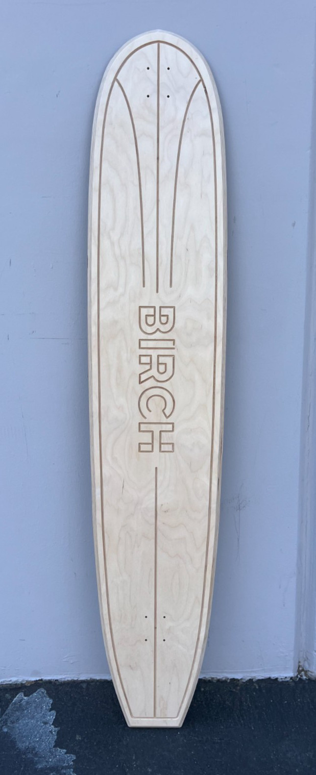 60" DIY Longboard Skateboard Cruiser by BIRCH Longboards Made in California