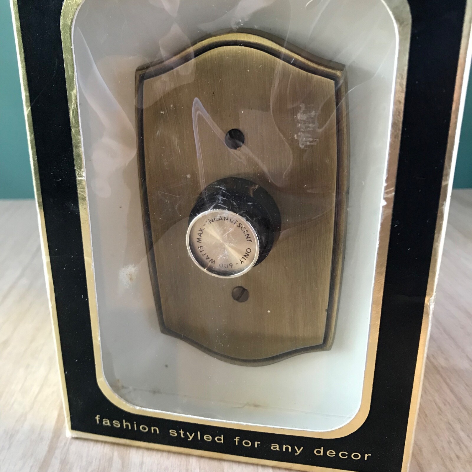 Classic MCM Atomic Age LIGHT DIMMER WALL SWITCH Radiant Pathé RETRO HOME THEATER