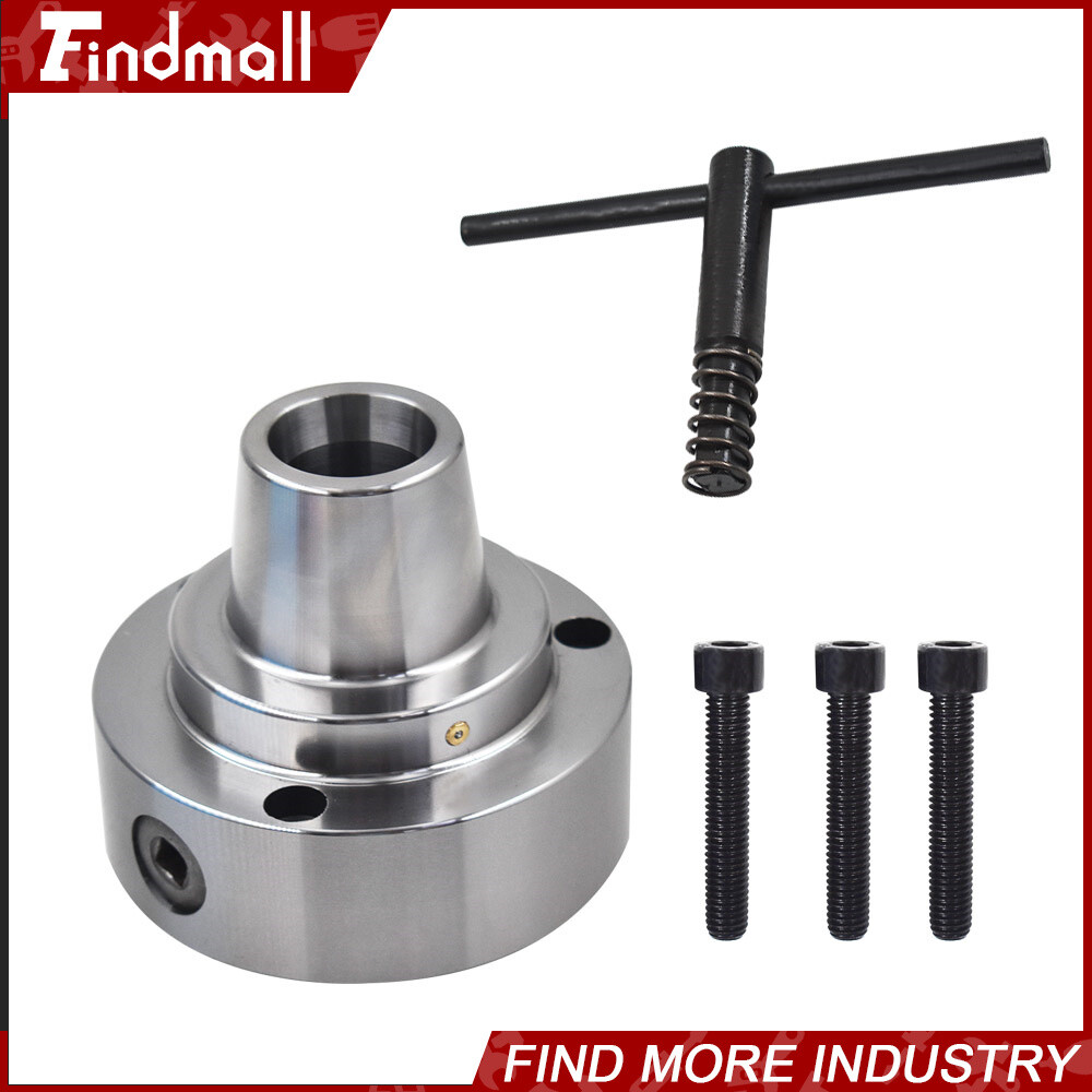 Findmall 5" 5C Collet Chuck Closer Lathe Plain Back Use 5C Collet 0.0006 TIR New