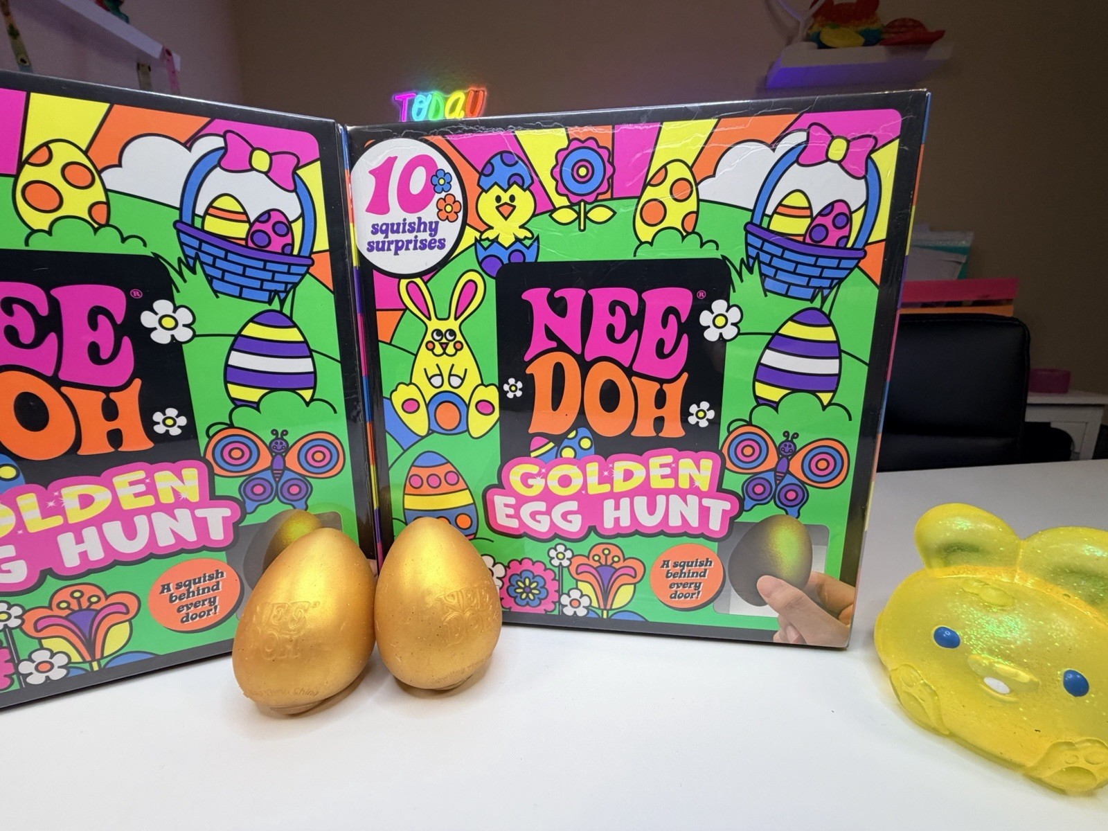 New Hard To Find Needoh Golden Egg Hunt 10 Squishy Surprises