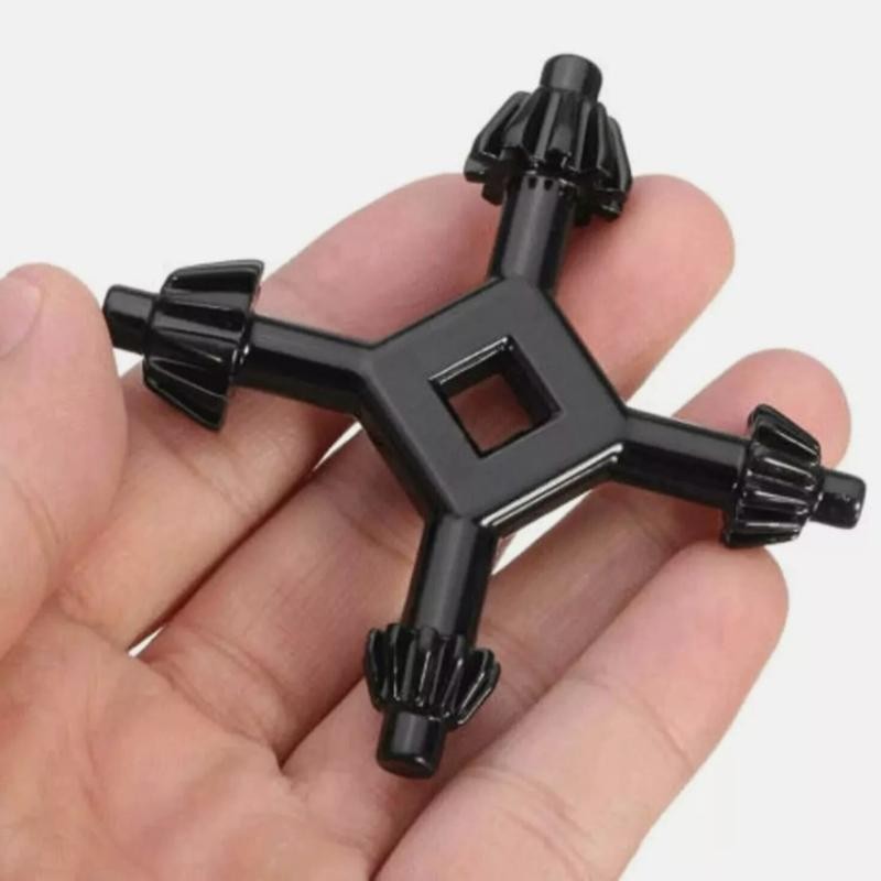 4 Way Drill Press Chuck Key Size 3/8" 1/2" Chucks Universal Combination Hand