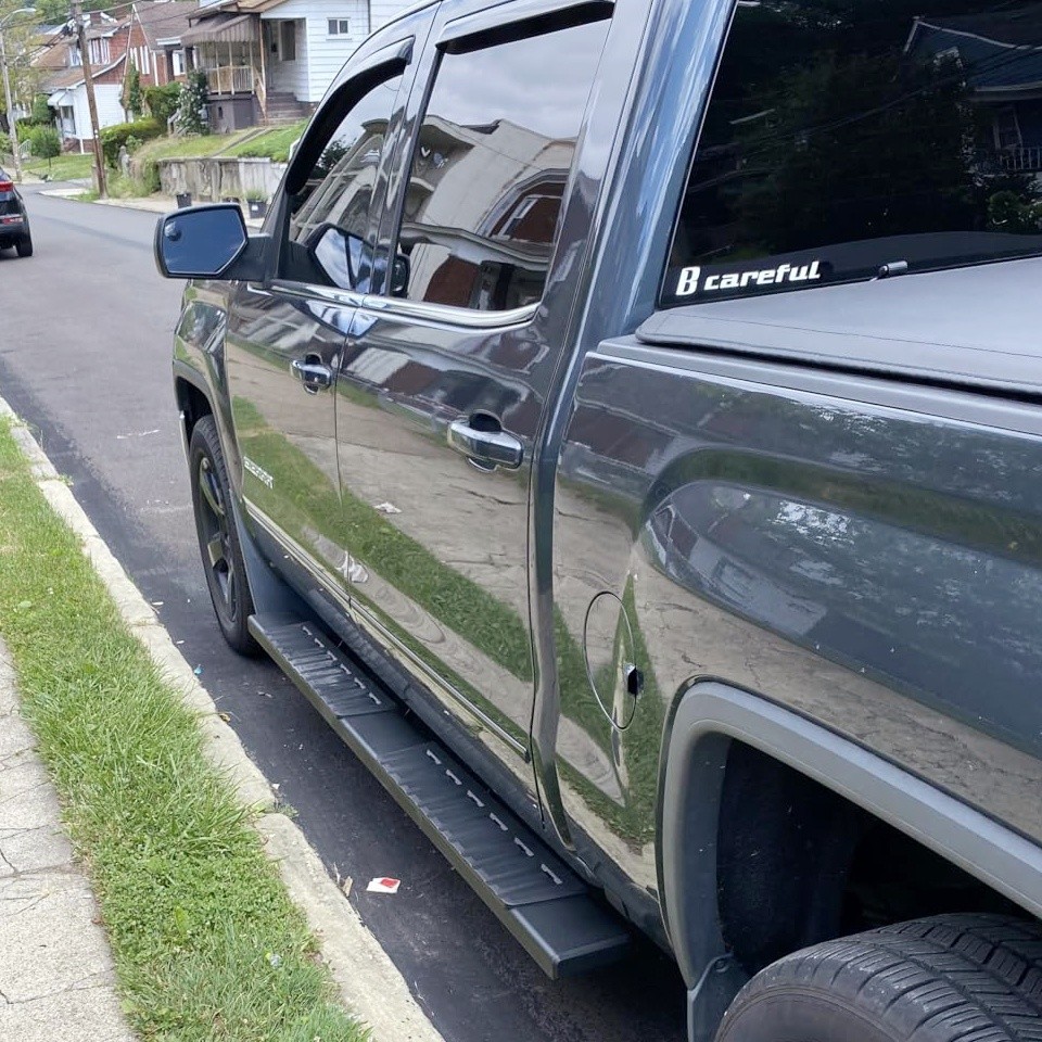 For 07-18 Silverado/Sierra 1500 Double/Extended Cab 6" Running Board Side Step