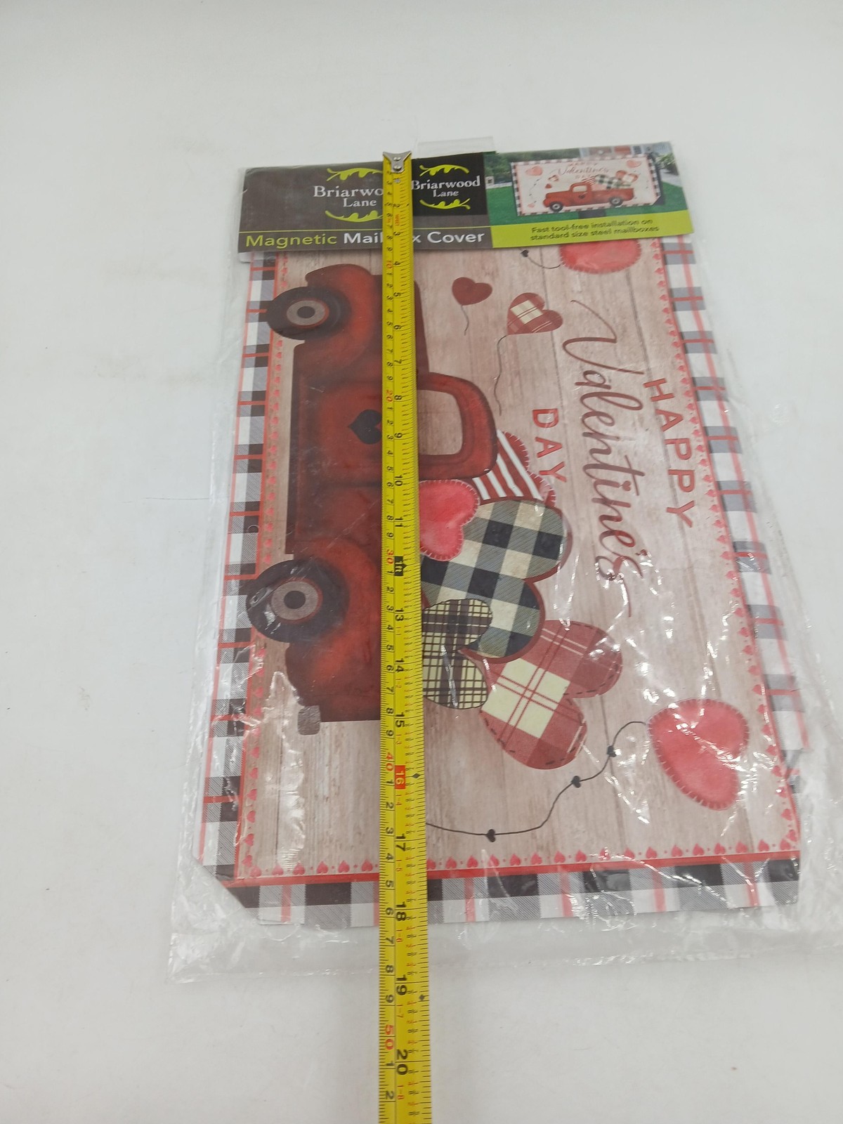 Briarwood Lane Valentines Mailbox Cover Set Red Hearts XOXO Bags Decor