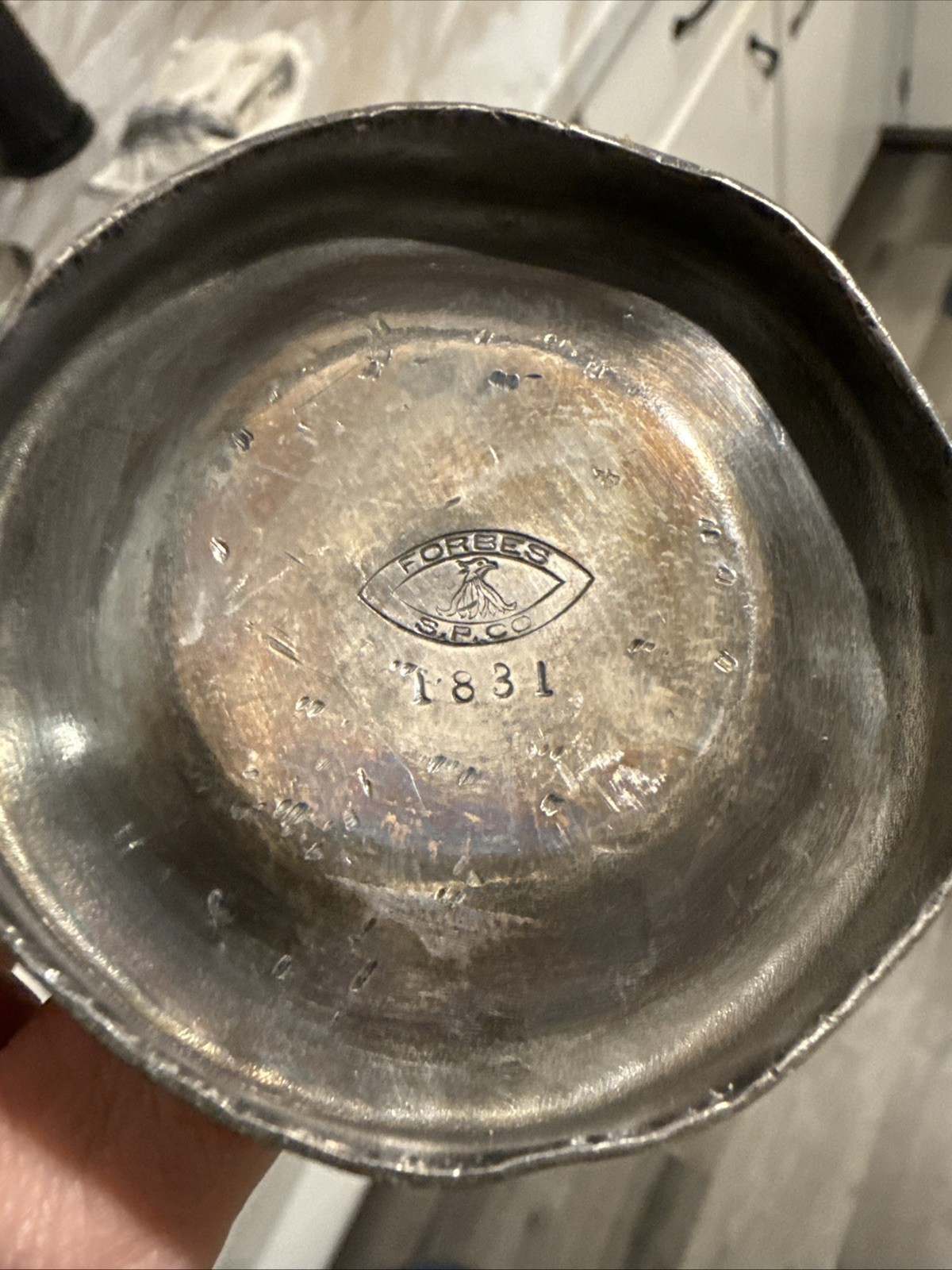 Goblet 1831 Vintage Silver Glass