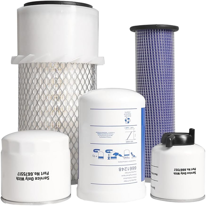 Air&Oil Filter & Skid Steer Filters kit For Bobcat 763 T140 T180 T190 Skid Steer