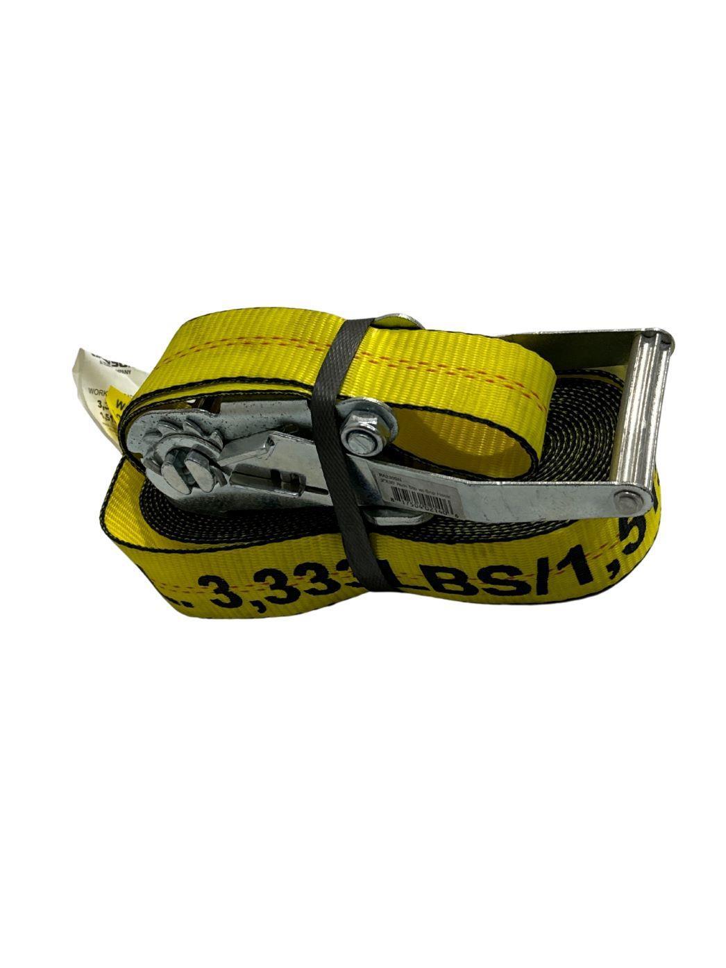 2”X30’ Ratchet Strap with Snap Hooks