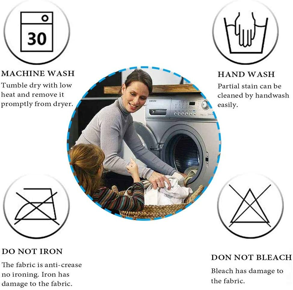 Navy Blue Waterproof Mattress Protector Cover 18" Deep Fitted Sheet All Size