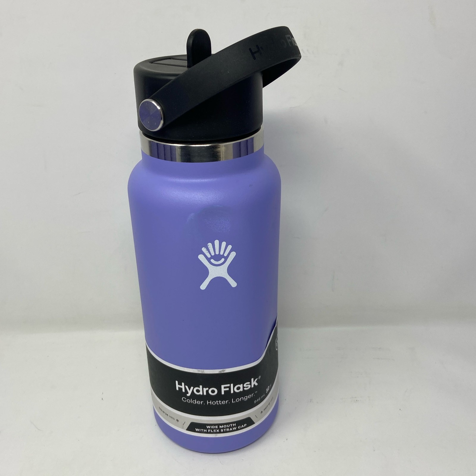 Hydro Flask 32oz Wide Mouth Water Bottle with Flex Straw Cap - Lupine W32BFS474