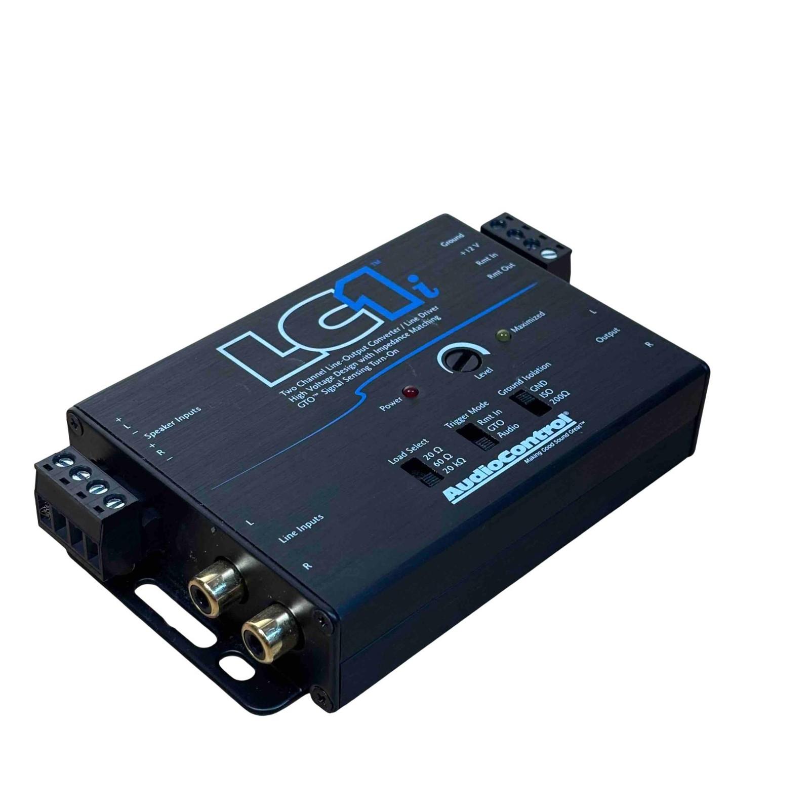 Audio Control LC1i Black 2-Channel Line-Output Converter/Line Driver