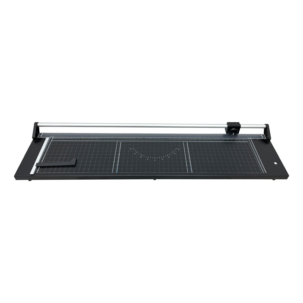 Rotary Paper Trimmer, 48" Cut Length Paper Cutter w/2 Spare Blades, Angle Line