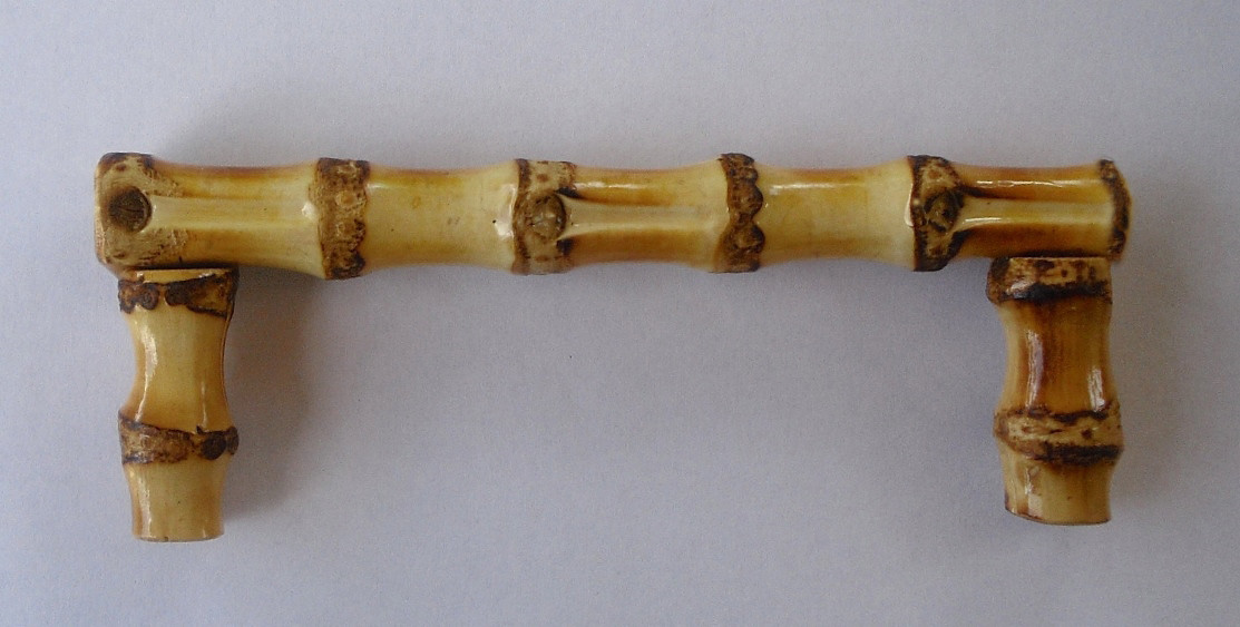 Bamboo Wood Handles Bath/Kitchen Cabinet/Drawer Pulls-Set of 2- Eco-Friendly