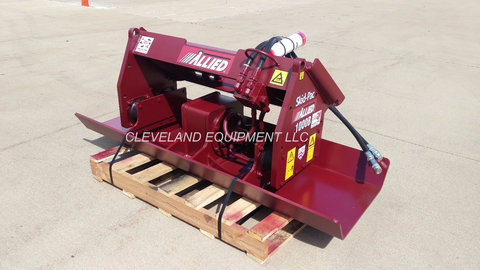 ALLIED SKID-PAC 1000B HYDRAULIC VIBRATORY COMPACTOR ATTACHMENT Skid Steer Roller