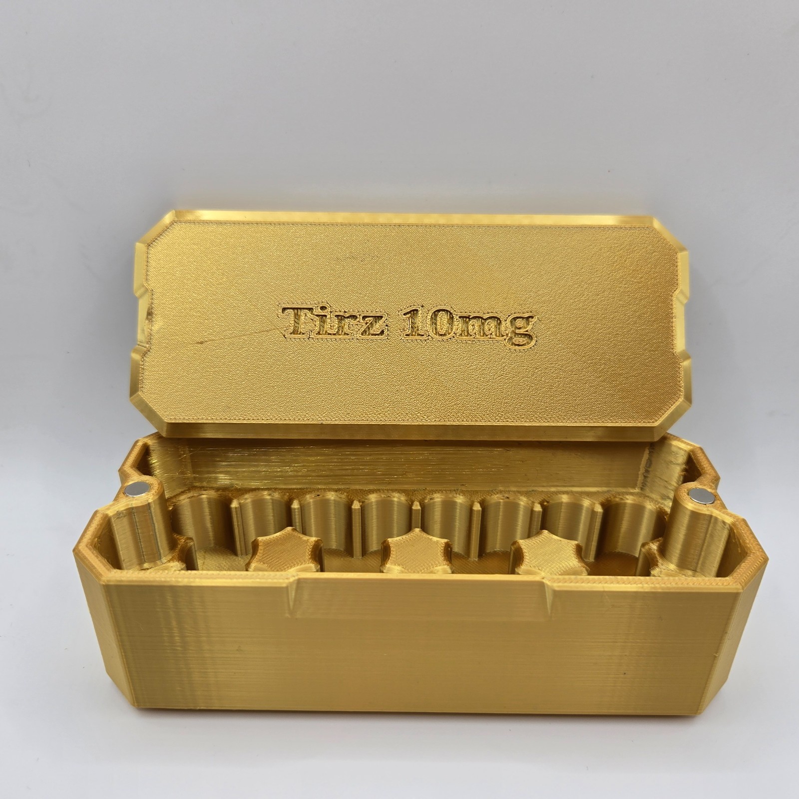 Custom Secure Rugged Case for GHK-CU Tirz Reta Peptides 20 x 3ml Vials Free Ship