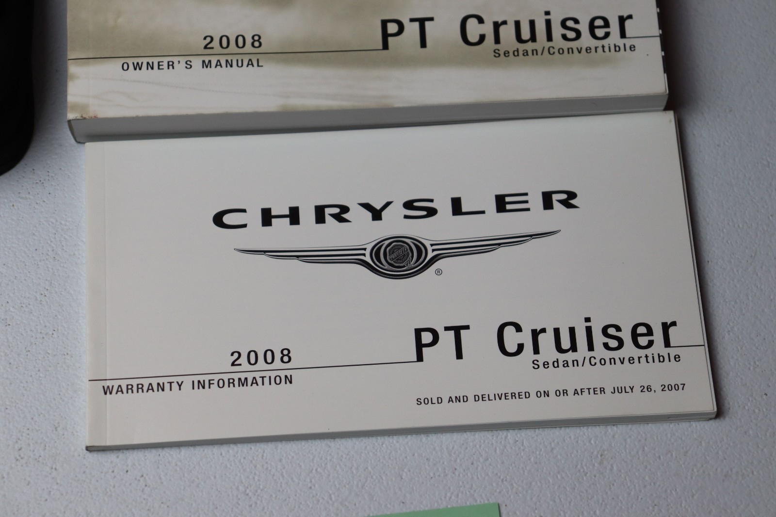 2008 Chrysler Pt Cruiser Owners Manual Guide OEM Factory Guide Book Set