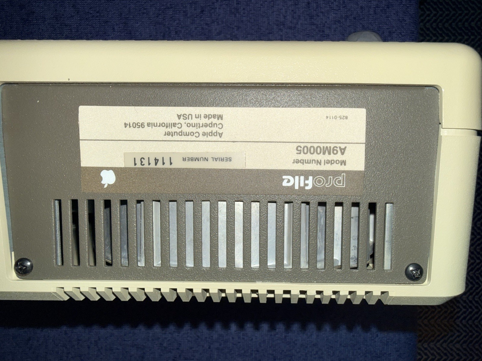 Apple Profile 5MB A9M0005 Lisa Apple III IIe - Working Pristine