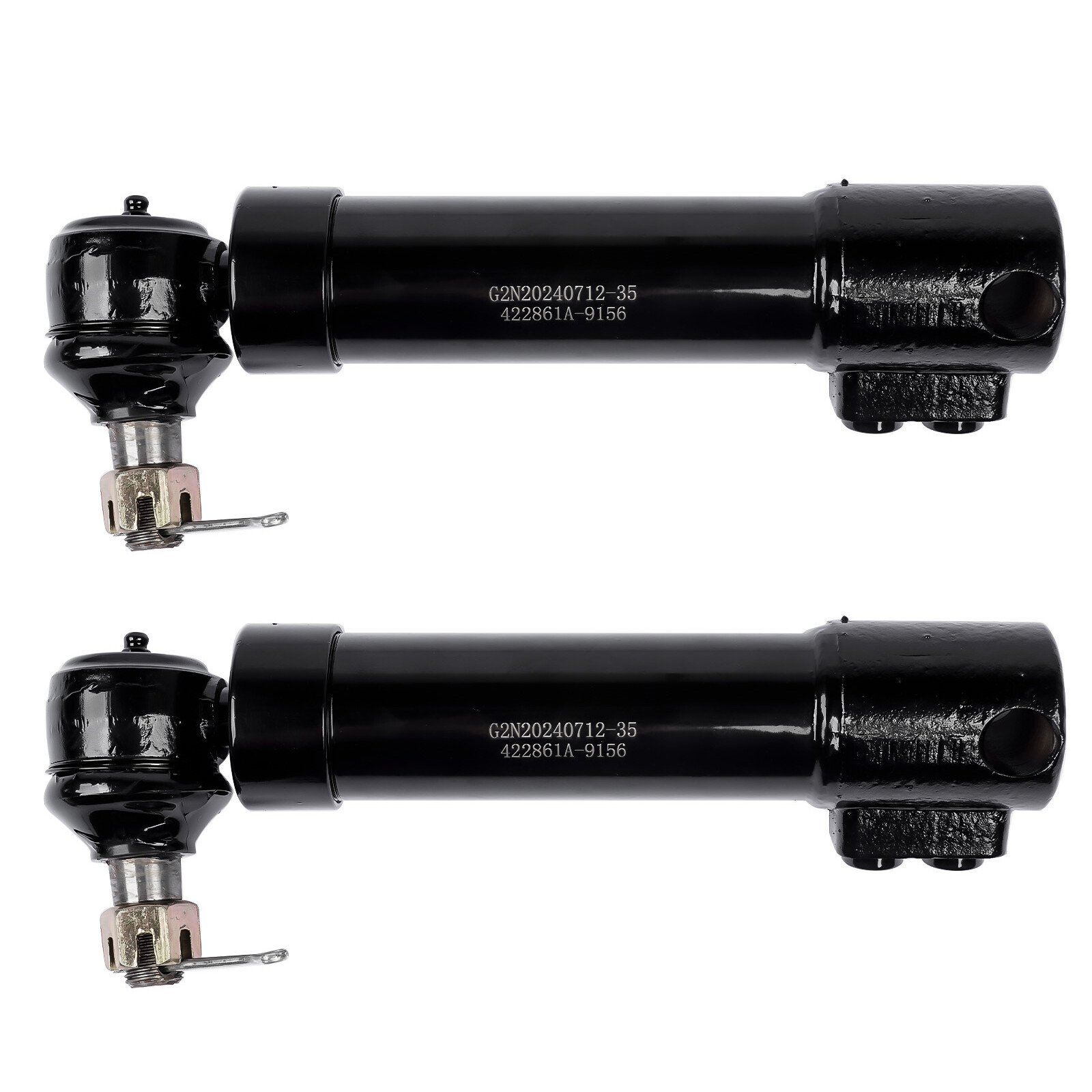 2X Power Steering Cylinder for Massey Ferguson 240 253 360 3774728M91 3401553M92