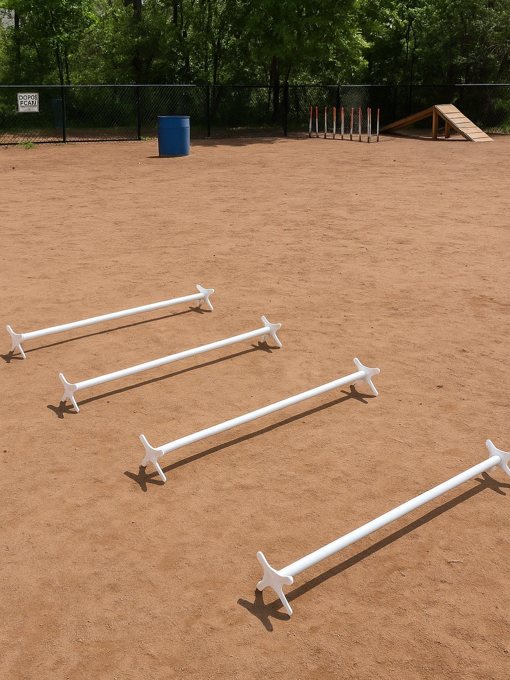 Dog Cavalettis Adjustable Dog Agility And Conditioning Jumps For Rehab