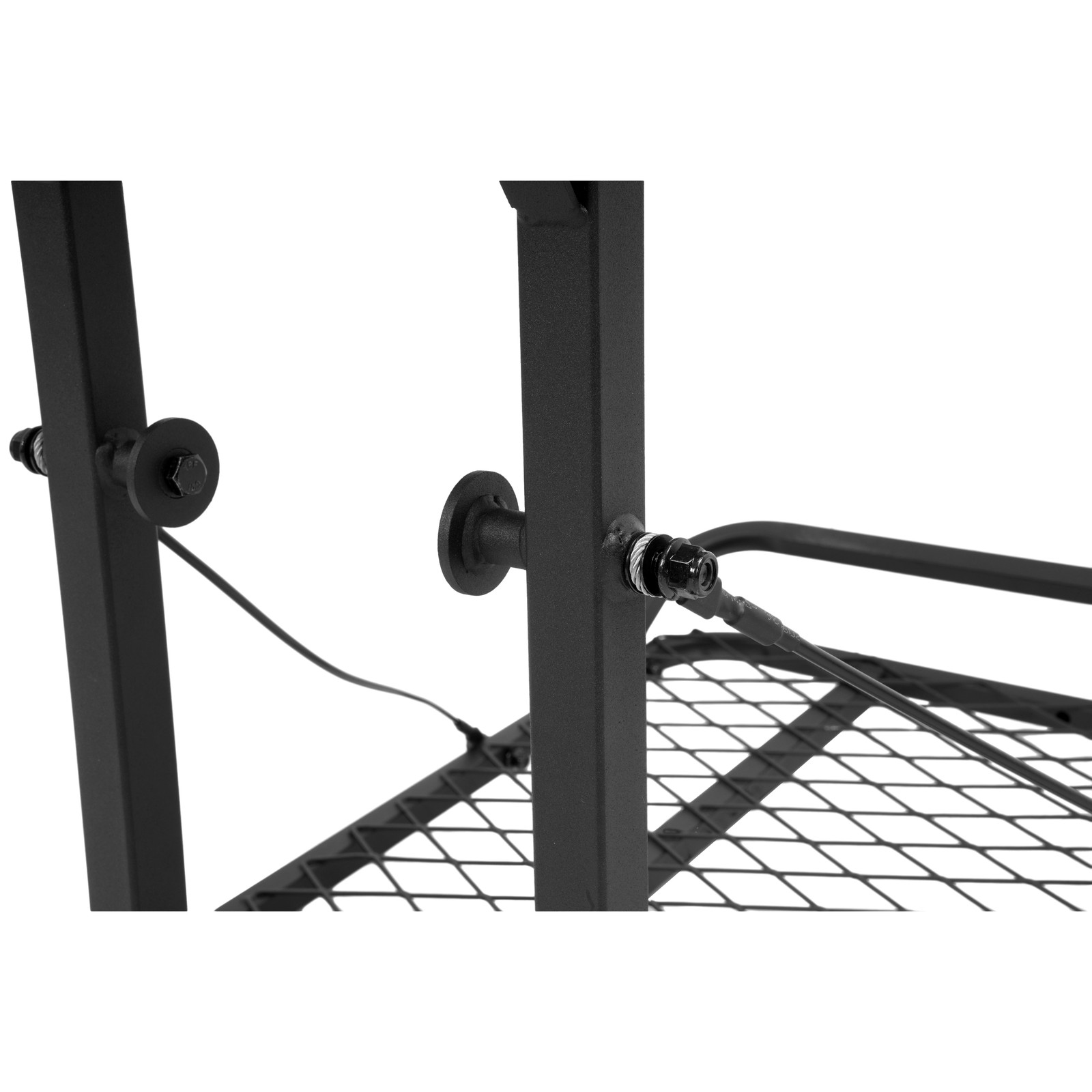 Lightweight Steel Hang-On Tree Stand Platform 26x32" W/ Flip-Back Seat 300LBS