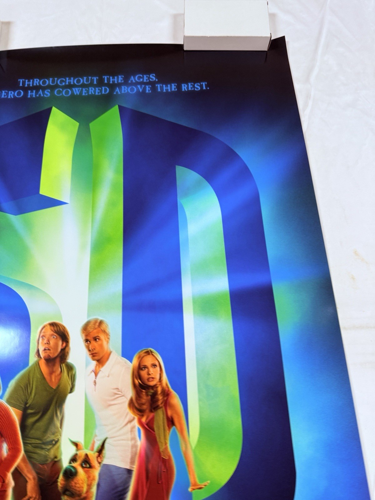 2002 Scooby Doo Original 27x40 Movie Poster Mint Unused Matthew Lillard
