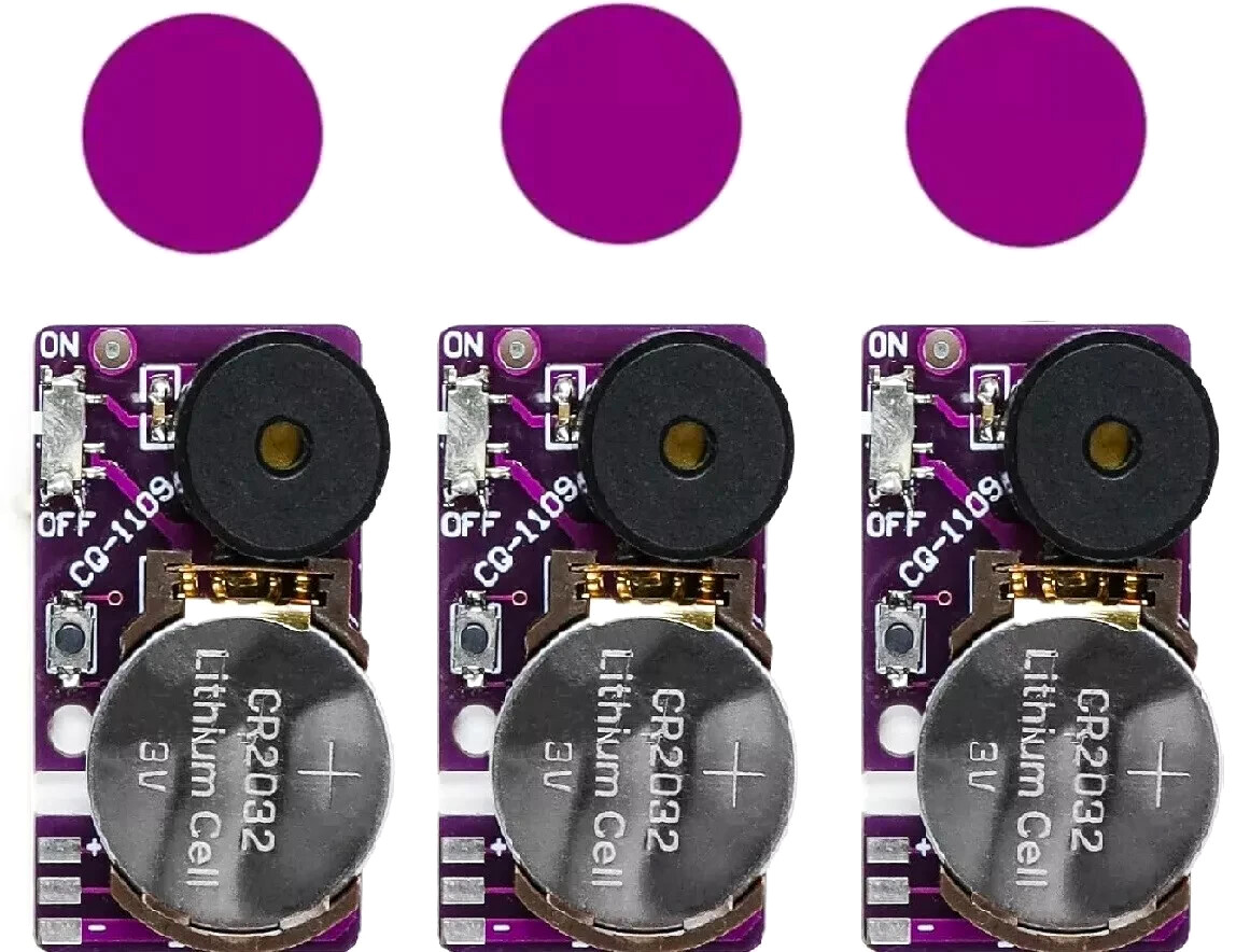 3Pcs Prank Device, Cricket Noise Maker Prank Beeping for Several Months Hidden S