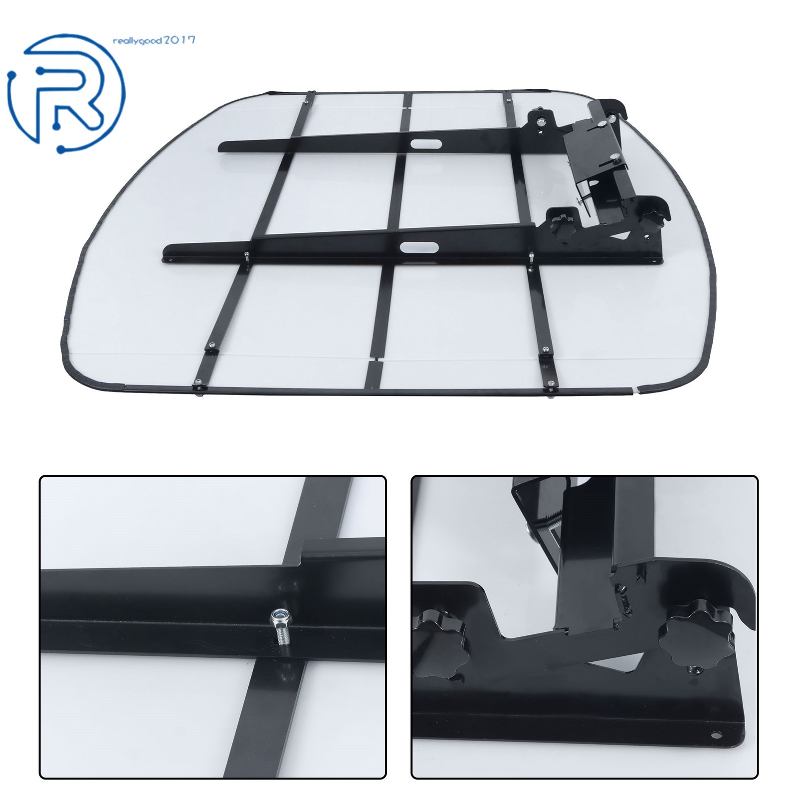 For John Deere 2" x 2" or 2" x 3" ROPS Tuff Top Tractor Canopy 52" X 52" White