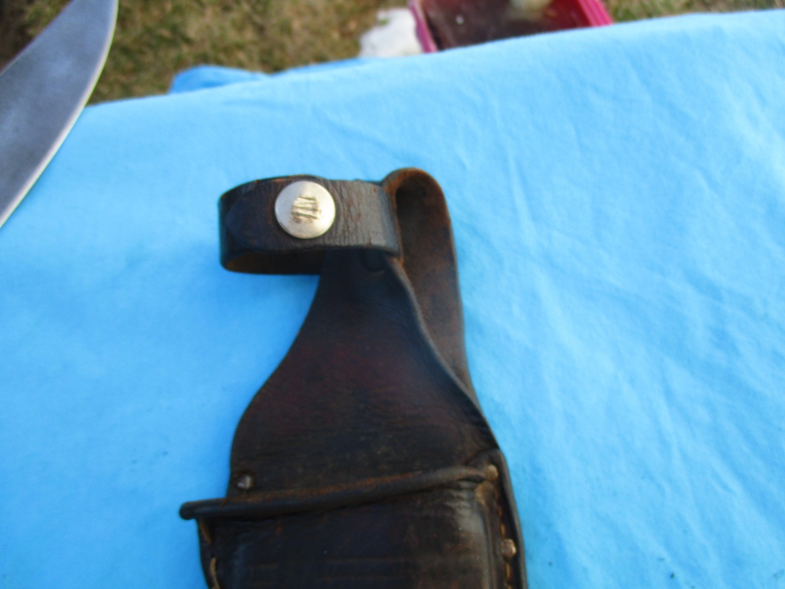 Vintage Western Bowie Knife 1960s Vietnam Era Old Used (Not Marked W49)