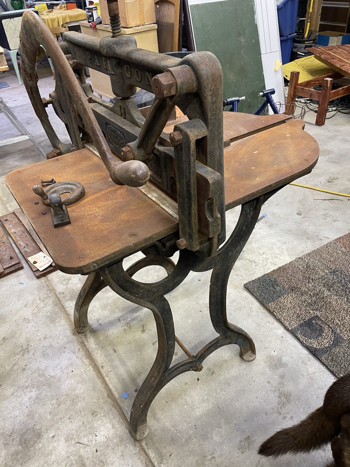 Antique “Paragon” Cardboard Cutter.