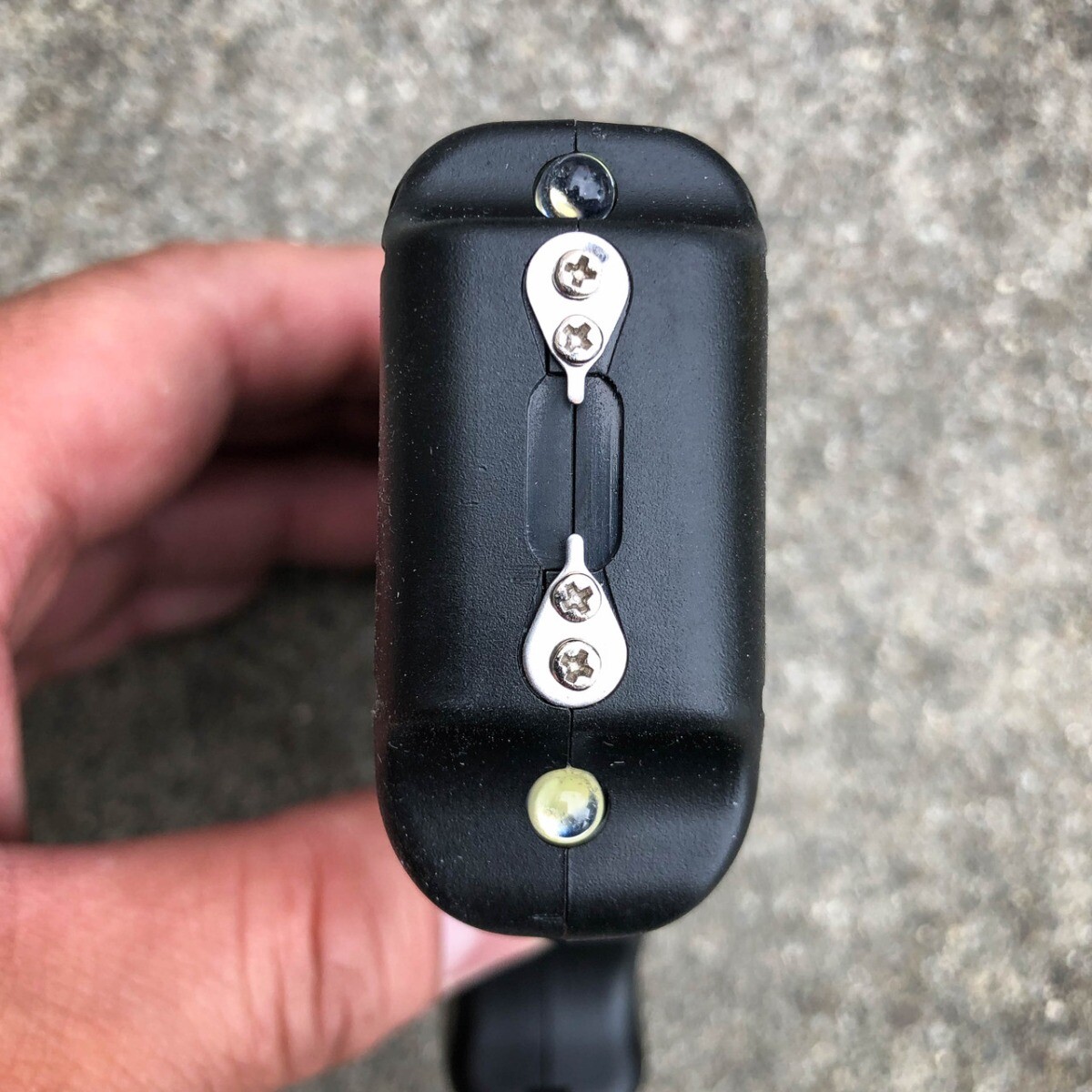 Defender Stun Gun Tactical High Powered LED Light W/ Safety Switch and Case Blac