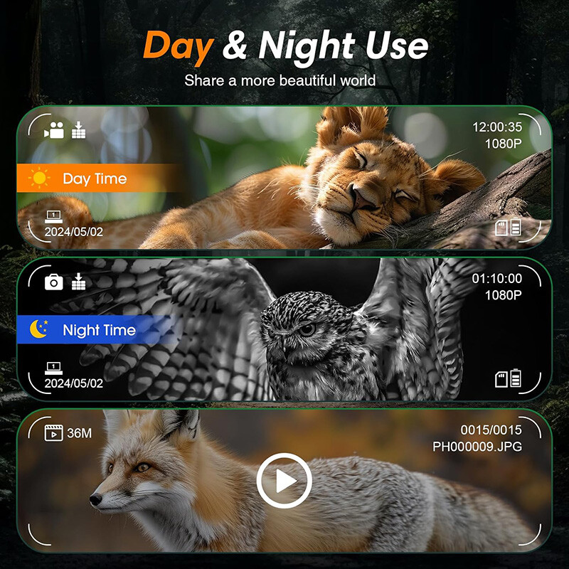 GTMEDIA N4 Night Vision Goggles Infrared Binoculars 300m Range IR Illuminator