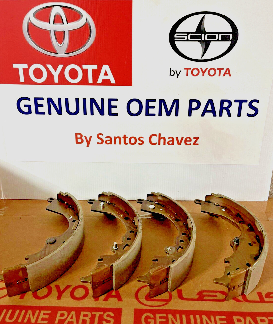2005-2023 Toyota Tacoma Rear Brake Shoes Kit GENUINE OEM PART 04495-04010