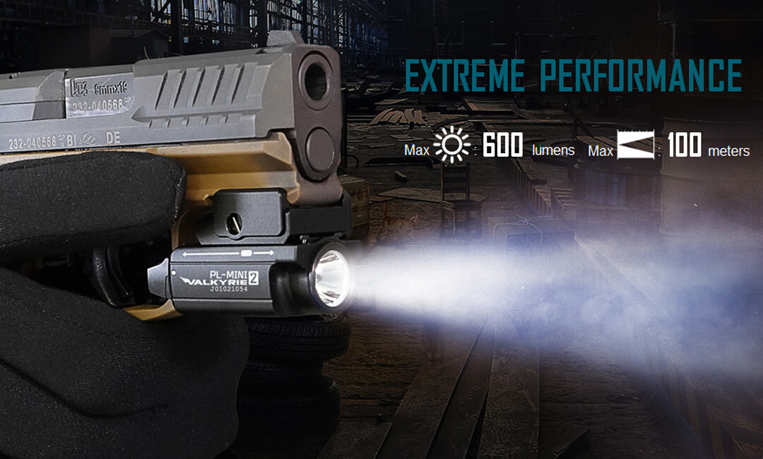 Olight PL-MINI 2 Valkyrie Rechargeable Compact Pistol Light